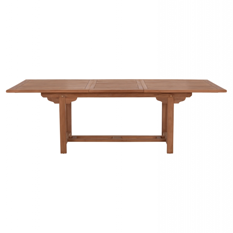 TΡΑΠΕΖΙ ΤΡΑΠΕΖΑΡΙΑΣ ΑΝΟΙΓΟΜΕΝΟ CRANDER HM6376 ΞΥΛΟ TEAK ΣΕ ΦΥΣΙΚΟ 180-240x100x76Υεκ
