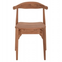 ΚΑΡΕΚΛΑ ΤΡΑΠΕΖΑΡΙΑΣ ΕΞ.ΧΩΡΟΥ DONNY HM6378 ΞΥΛΟ TEAK 52x54x74Υεκ.