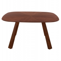ΣΕΤ ΤΡΑΠΕΖΙ ΤΡΑΠΕΖΑΡΙΑΣ & ΣΑΛΟΝΙΟΥ RINER HM21342 MDF ΜΕ ΚΑΠΛΑΜΑ ΚΑΡΥΔΙΑΣ
