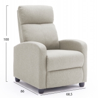 ΠΟΛΥΘΡΟΝΑ ΣΑΛΟΝΙΟΥ RELAX DROSEN HM3299.03 ΜΠΕΖ ΥΦΑΣΜΑ 68x80x93Υεκ ΠΟΛΥΘΡΟΝΑ ΣΑΛΟΝΙΟΥ RELAX DROSEN HM3299.03 ΜΠΕΖ ΥΦΑΣΜΑ 68x80x93Υεκ