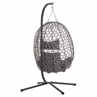 ΚΡΕΜΑΣΤΗ ΦΩΛΙΑ NESTA HM6468.01 ΓΚΡΙ ΜΕΤΑΛΛΟ & P.E.RATTAN 100x100x190Υεκ. ΚΡΕΜΑΣΤΗ ΦΩΛΙΑ NESTA HM6468.01 ΓΚΡΙ ΜΕΤΑΛΛΟ & P.E.RATTAN 100x100x190Υεκ.