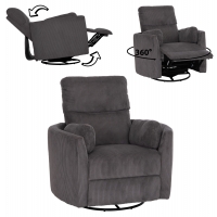 ΠΟΛΥΘΡΟΝΑ ΘΗΛΑΣΜΟΥ/RELAX VELMORA HM3300.01 ΓΚΡΙ ΚΟΤΛΕ ΥΦΑΣΜΑ 100x90x100Υεκ ΠΟΛΥΘΡΟΝΑ ΘΗΛΑΣΜΟΥ/RELAX VELMORA HM3300.01 ΓΚΡΙ ΚΟΤΛΕ ΥΦΑΣΜΑ 100x90x100Υεκ