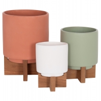 ΣΕΤ 3 ΓΛΑΣΤΡΕΣ ΜΕ TEAK ΒΑΣΕΙΣ TANTI HM4685 FIBER CEMENT ΣΕ 3 ΧΡΩΜΑΤΑ ΣΕΤ 3 ΓΛΑΣΤΡΕΣ ΜΕ TEAK ΒΑΣΕΙΣ TANTI HM4685 FIBER CEMENT ΣΕ 3 ΧΡΩΜΑΤΑ