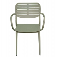 ΠΟΛΥΘΡΟΝΑ ΤΡΑΠΕΖΑΡΙΑΣ HILLIARD HM6644.07 ΑΛΟΥΜΙΝΙΟ ΣΕ OLIVE GREEN 58x52x78Υεκ