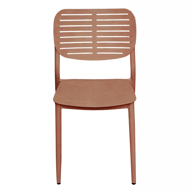 ΚΑΡΕΚΛΑ ΤΡΑΠΕΖΑΡΙΑΣ HILLIARD HM6645.08 ΑΛΟΥΜΙΝΙΟ ΣΕ TERRACOTTA 46x54x78Υεκ