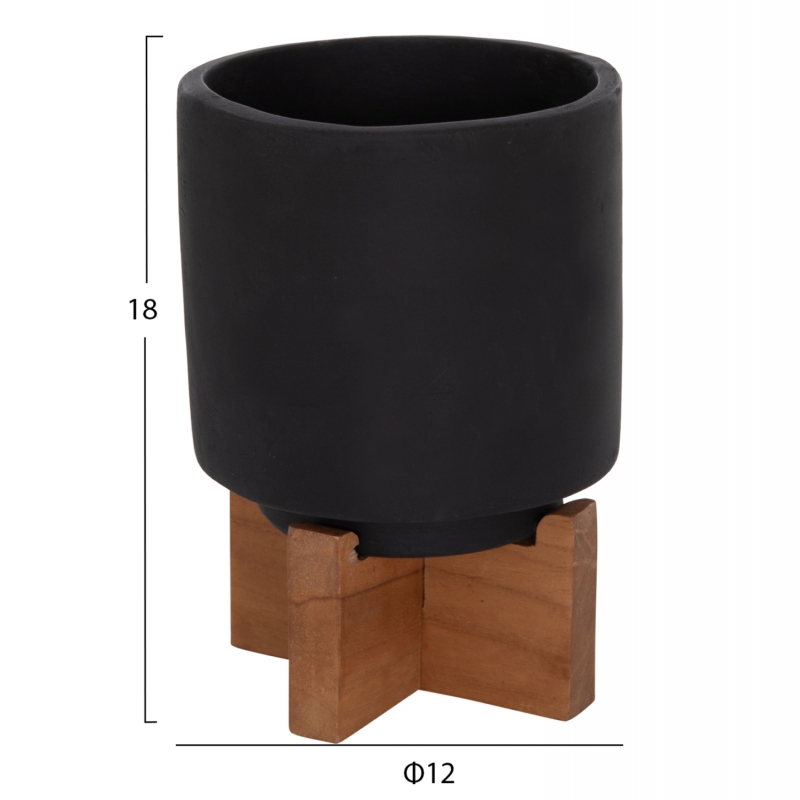ΣΕΤ 3 ΓΛΑΣΤΡΕΣ ΜΕ TEAK ΒΑΣΕΙΣ TANTI HM4685.01 FIBER CEMENT ΣΕ ΜΑΥΡΟ ΧΡΩΜΑ ΣΕΤ 3 ΓΛΑΣΤΡΕΣ ΜΕ TEAK ΒΑΣΕΙΣ TANTI HM4685.01 FIBER CEMENT ΣΕ ΜΑΥΡΟ ΧΡΩΜΑ