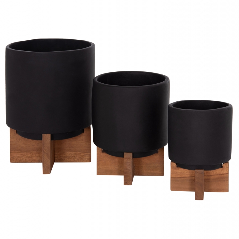 ΣΕΤ 3 ΓΛΑΣΤΡΕΣ ΜΕ TEAK ΒΑΣΕΙΣ TANTI HM4685.01 FIBER CEMENT ΣΕ ΜΑΥΡΟ ΧΡΩΜΑ ΣΕΤ 3 ΓΛΑΣΤΡΕΣ ΜΕ TEAK ΒΑΣΕΙΣ TANTI HM4685.01 FIBER CEMENT ΣΕ ΜΑΥΡΟ ΧΡΩΜΑ