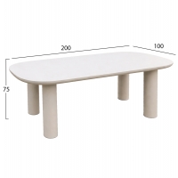 ΤΡΑΠΕΖΙ ΤΡΑΠΕΖΑΡΙΑΣ FIBER CEMENT KIORA HM6597.02 ΜΠΕΖ 200x100x76Υεκ ΤΡΑΠΕΖΙ ΤΡΑΠΕΖΑΡΙΑΣ FIBER CEMENT KIORA HM6597.02 ΜΠΕΖ 200x100x76Υεκ