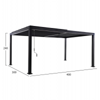 ΒΙΟΚΛΙΜΑΤΙΚΗ ΠΕΡΓΚΟΛΑ ΑΛΟΥΜΙΝΙΟΥ PREMIUM FRANIO HM6610.01 ΜΑΥΡΟ 300x400x240Υ ΒΙΟΚΛΙΜΑΤΙΚΗ ΠΕΡΓΚΟΛΑ ΑΛΟΥΜΙΝΙΟΥ PREMIUM FRANIO HM6610.01 ΜΑΥΡΟ 300x400x240Υ
