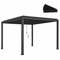 ΒΙΟΚΛΙΜΑΤΙΚΗ ΠΕΡΓΚΟΛΑ ΑΛΟΥΜΙΝΙΟΥ DOMECIL HM6611.01 ΜΕ ΜΕΤΑΛ. ΠΕΡΣΙΔΕΣ--300x300x240Υ ΒΙΟΚΛΙΜΑΤΙΚΗ ΠΕΡΓΚΟΛΑ ΑΛΟΥΜΙΝΙΟΥ DOMECIL HM6611.01 ΜΕ ΜΕΤΑΛ. ΠΕΡΣΙΔΕΣ--300x300x240Υ
