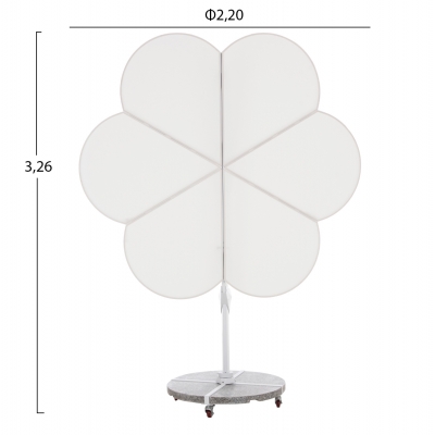ΟΜΠΡΕΛΑ ΜΕ ΒΑΣΗ ΣΕΙΡΑ CANNOPY (flower) HM21286.02 ΑΛΟΥΜΙΝΙΟ-ΓΡΑΝΙΤΗΣ-ΛΕΥΚΟ 2,38x2,2μ ΟΜΠΡΕΛΑ ΜΕ ΒΑΣΗ ΣΕΙΡΑ CANNOPY (flower) HM21286.02 ΑΛΟΥΜΙΝΙΟ-ΓΡΑΝΙΤΗΣ-ΛΕΥΚΟ 2,38x2,2μ