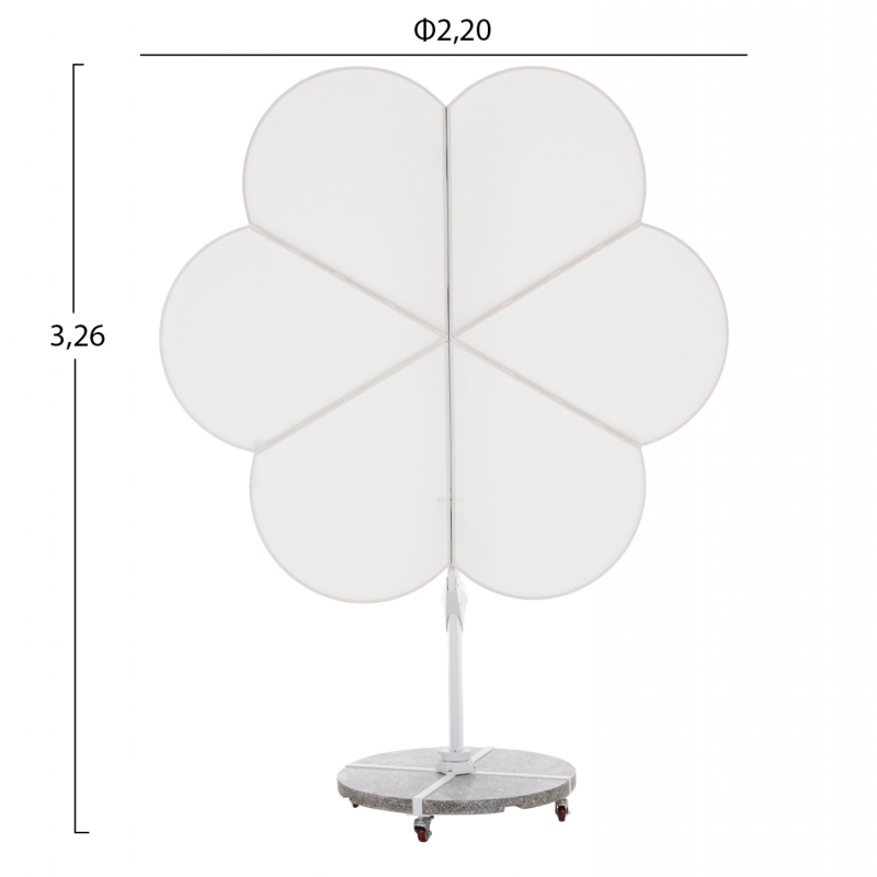 ΟΜΠΡΕΛΑ ΜΕ ΒΑΣΗ ΣΕΙΡΑ CANNOPY (flower) HM21286.02 ΑΛΟΥΜΙΝΙΟ-ΓΡΑΝΙΤΗΣ-ΛΕΥΚΟ 2,38x2,2μ ΟΜΠΡΕΛΑ ΜΕ ΒΑΣΗ ΣΕΙΡΑ CANNOPY (flower) HM21286.02 ΑΛΟΥΜΙΝΙΟ-ΓΡΑΝΙΤΗΣ-ΛΕΥΚΟ 2,38x2,2μ