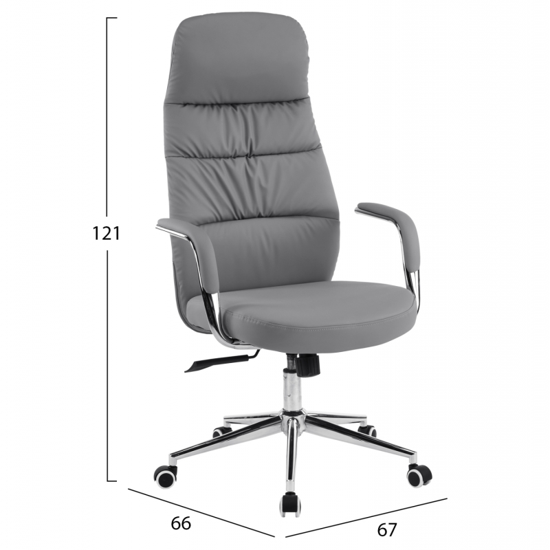 ΚΑΡΕΚΛΑ ΓΡΑΦΕΙΟΥ TEETER HM18355.10 ΓΚΡΙ PU ΔΕΡΜΑ--ΒΑΣΗ ΧΡΩΜΙΟΥ 67x66x121Υεκ ΚΑΡΕΚΛΑ ΓΡΑΦΕΙΟΥ TEETER HM18355.10 ΓΚΡΙ PU ΔΕΡΜΑ--ΒΑΣΗ ΧΡΩΜΙΟΥ 67x66x121Υεκ