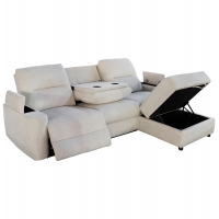 ΚΑΝΑΠΕΣ ΔΕΞΙΑ ΓΩΝΙΑ SYNTHIA HM3308.01R ΑΝΑΚΛΙΣΗ & ΑΠΟΘ.ΧΩΡΟΣ--ΜΠΕΖ 245x170x98Υεκ