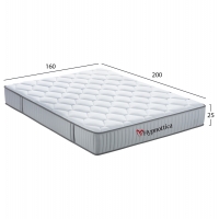ΣΤΡΩΜΑ ΔΙΠΛΟ HYPNOTTICA HM748.06 POCKET SPRINGS--ΛΕΥΚΟ 160x200x25Υεκ. ΣΤΡΩΜΑ ΔΙΠΛΟ HYPNOTTICA HM748.06 POCKET SPRINGS--ΛΕΥΚΟ 160x200x25Υεκ.
