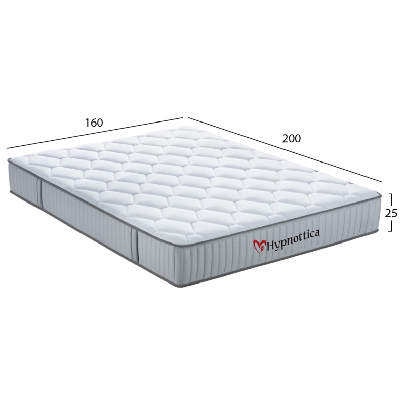 ΣΤΡΩΜΑ ΔΙΠΛΟ HYPNOTTICA HM748.06 POCKET SPRINGS--ΛΕΥΚΟ 160x200x25Υεκ. ΣΤΡΩΜΑ ΔΙΠΛΟ HYPNOTTICA HM748.06 POCKET SPRINGS--ΛΕΥΚΟ 160x200x25Υεκ.