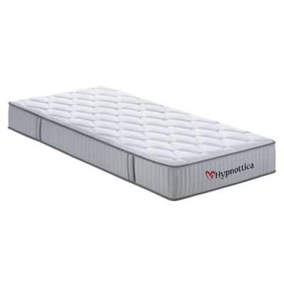 ΣΤΡΩΜΑ ΜΟΝΟ HYPNOTTICA HM748.01 POCKET SPRINGS--ΛΕΥΚΟ 90x190x25Υεκ.