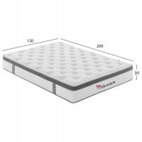ΣΤΡΩΜΑ ΔΙΠΛΟ SILENTIUM HM749.05 POCKET SPRINGS--ΛΕΥΚΟ 150x200x30Υεκ. ΣΤΡΩΜΑ ΔΙΠΛΟ SILENTIUM HM749.05 POCKET SPRINGS--ΛΕΥΚΟ 150x200x30Υεκ.