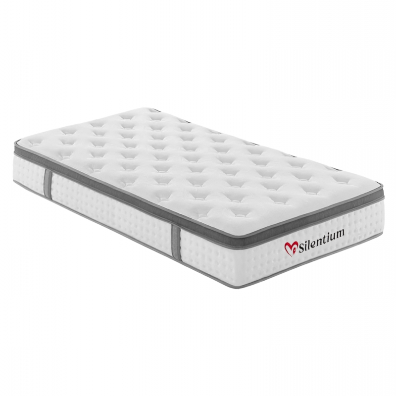 ΣΤΡΩΜΑ ΜΟΝΟ SILENTIUM HM749.01 POCKET SPRINGS--ΛΕΥΚΟ 90x190x30Υεκ. ΣΤΡΩΜΑ ΜΟΝΟ SILENTIUM HM749.01 POCKET SPRINGS--ΛΕΥΚΟ 90x190x30Υεκ.