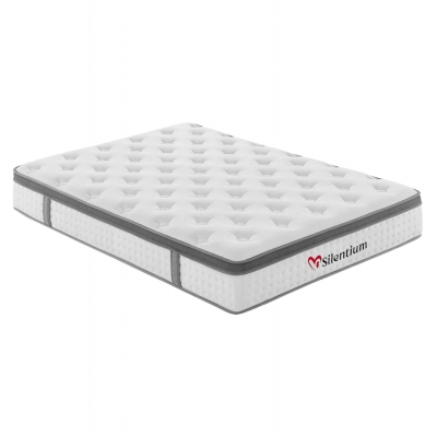 ΣΤΡΩΜΑ ΔΙΠΛΟ SILENTIUM HM749.06 POCKET SPRINGS--ΛΕΥΚΟ 160x200x30Υεκ.