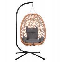 ΚΡΕΜΑΣΤΗ ΦΩΛΙΑ NESTA HM6468.05 ΜΑΥΡΟ ΜΕΤΑΛΛΟ--ΚΑΦΕ P.E.RATTAN 100x100x190Υεκ. ΚΡΕΜΑΣΤΗ ΦΩΛΙΑ NESTA HM6468.05 ΜΑΥΡΟ ΜΕΤΑΛΛΟ--ΚΑΦΕ P.E.RATTAN 100x100x190Υεκ.