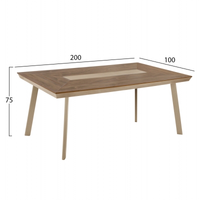 ΤΡΑΠΕΖΙ ΑΛΟΥΜΙΝΙΟΥ TABER HM5131.04 ΚΑΠΟΥΤΣΙΝΟ ΜΕ POLYWOOD TOP 200x100x75Υεκ ΤΡΑΠΕΖΙ ΑΛΟΥΜΙΝΙΟΥ TABER HM5131.04 ΚΑΠΟΥΤΣΙΝΟ ΜΕ POLYWOOD TOP 200x100x75Υεκ