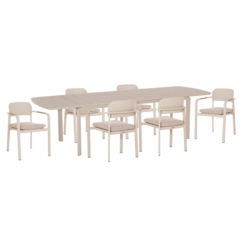 ΣΕΤ ΤΡΑΠΕΖΑΡΙΑΣ ΕΞ.ΧΩΡΟΥ 6 ΘΕΣΕΩΝ ELARA HM10726.05 ΜΠΕΖ ΑΛΟΥΜΙΝΙΟ-ΕΠΕΚΤΕΙΝΟΜΕΝΟ ΤΡΑΠΕΖΙ ΣΕΤ ΤΡΑΠΕΖΑΡΙΑΣ ΕΞ.ΧΩΡΟΥ 6 ΘΕΣΕΩΝ ELARA HM10726.05 ΜΠΕΖ ΑΛΟΥΜΙΝΙΟ-ΕΠΕΚΤΕΙΝΟΜΕΝΟ ΤΡΑΠΕΖΙ