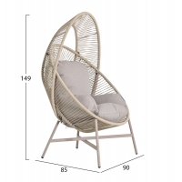 ΠΟΛΥΘΡΟΝΑ-ΦΩΛΙΑ RULER HM6506.02 ΜΟΚΑ ΜΕΤΑΛΛΟ-P.E.RATTAN--ΓΚΡΙ ΜΑΞΙΛΑΡΙΑ 90x85x154Υεκ ΠΟΛΥΘΡΟΝΑ-ΦΩΛΙΑ RULER HM6506.02 ΜΟΚΑ ΜΕΤΑΛΛΟ-P.E.RATTAN--ΓΚΡΙ ΜΑΞΙΛΑΡΙΑ 90x85x154Υεκ