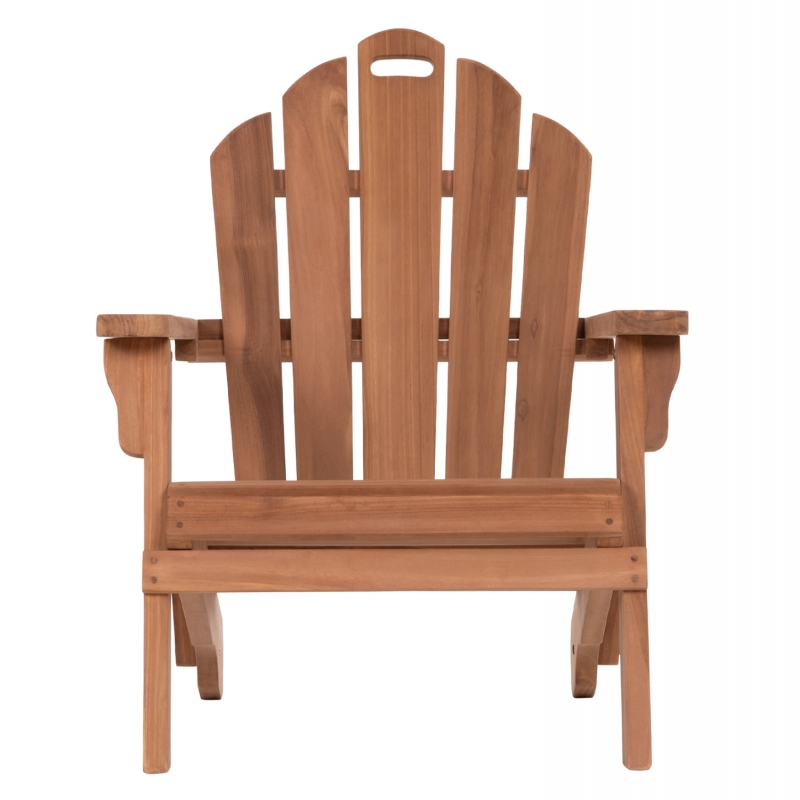 ΠΟΛΥΘΡΟΝΑ LOUNGE ΠΤΥΣΣΟΜΕΝΗ SKALL HM6619 ΞΥΛΟ TEAK ΦΥΣΙΚΟ 70.5x85x92Υεκ.