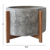 ΓΛΑΣΤΡΑ/ΚΑΣΠΟ ΕΣΩΤ.ΧΩΡΟΥ HOFF HM4682.03L FIBER CEMENT ΓΚΡΙ-TEAK ΒΑΣΗ Φ50x35Υεκ ΓΛΑΣΤΡΑ/ΚΑΣΠΟ ΕΣΩΤ.ΧΩΡΟΥ HOFF HM4682.03L FIBER CEMENT ΓΚΡΙ-TEAK ΒΑΣΗ Φ50x35Υεκ