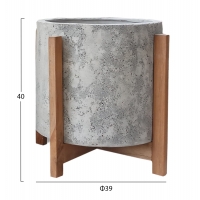 ΓΛΑΣΤΡΑ/ΚΑΣΠΟ ΕΣΩΤ.ΧΩΡΟΥ HOFF HM4682.03M FIBER CEMENT ΓΚΡΙ-TEAK ΒΑΣΗ Φ40x39Υεκ ΓΛΑΣΤΡΑ/ΚΑΣΠΟ ΕΣΩΤ.ΧΩΡΟΥ HOFF HM4682.03M FIBER CEMENT ΓΚΡΙ-TEAK ΒΑΣΗ Φ40x39Υεκ