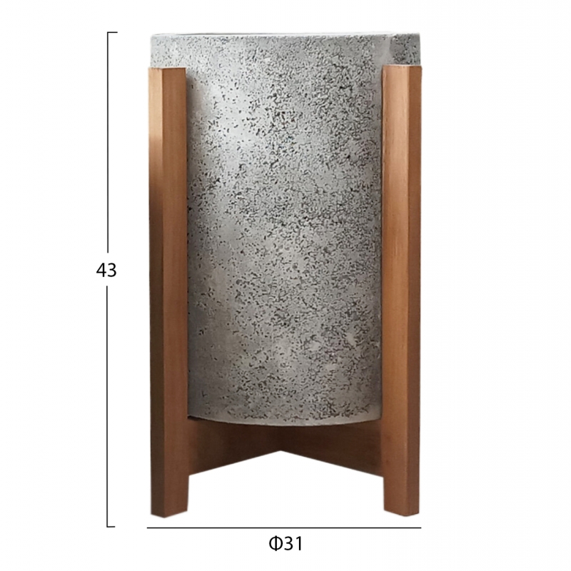 ΓΛΑΣΤΡΑ/ΚΑΣΠΟ ΕΣΩΤ.ΧΩΡΟΥ HOFF HM4682.03S FIBER CEMENT ΓΚΡΙ-TEAK ΒΑΣΗ Φ33x42Υεκ ΓΛΑΣΤΡΑ/ΚΑΣΠΟ ΕΣΩΤ.ΧΩΡΟΥ HOFF HM4682.03S FIBER CEMENT ΓΚΡΙ-TEAK ΒΑΣΗ Φ33x42Υεκ