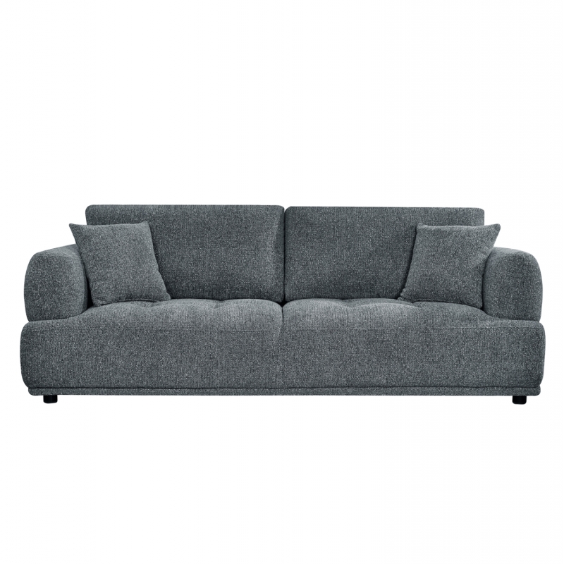 ΚΑΝΑΠΕΣ 3-ΘΕΣΙΟΣ STRUCTO HM3329.01 ΓΚΡΙ ΥΦΑΣΜΑ 227x94x88Υεκ.