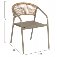 ΠΟΛΥΘΡΟΝΑ HOMAN HM6430.04 ΣΑΜΠΑΝΙ ΜΕΤΑΛΛΟ & TEXTILENE--ΜΠΕΖ P.E.RATTAN 53x58x75Υεκ ΠΟΛΥΘΡΟΝΑ HOMAN HM6430.04 ΣΑΜΠΑΝΙ ΜΕΤΑΛΛΟ & TEXTILENE--ΜΠΕΖ P.E.RATTAN 53x58x75Υεκ