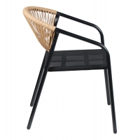 ΠΟΛΥΘΡΟΝΑ HOMAN HM6430.03 ΜΑΥΡΟ ΜΕΤΑΛΛΟ & TEXTILENE--ΜΠΕΖ P.E.RATTAN 53x58x75Υεκ ΠΟΛΥΘΡΟΝΑ HOMAN HM6430.03 ΜΑΥΡΟ ΜΕΤΑΛΛΟ & TEXTILENE--ΜΠΕΖ P.E.RATTAN 53x58x75Υεκ