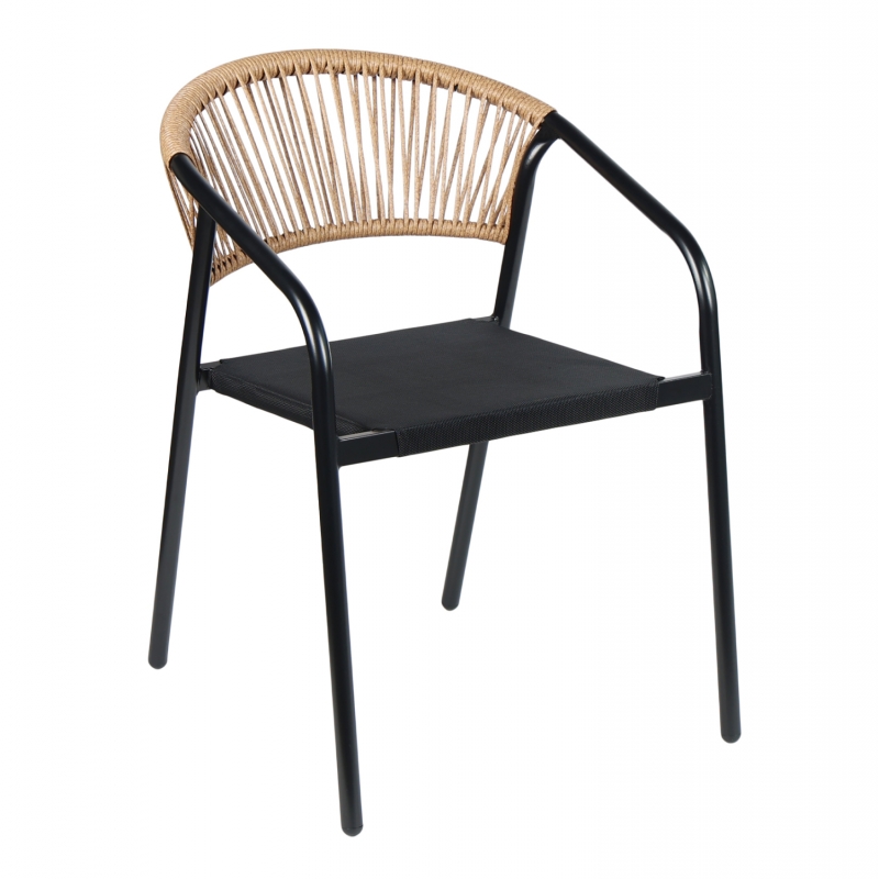 ΠΟΛΥΘΡΟΝΑ HOMAN HM6430.03 ΜΑΥΡΟ ΜΕΤΑΛΛΟ & TEXTILENE--ΜΠΕΖ P.E.RATTAN 53x58x75Υεκ ΠΟΛΥΘΡΟΝΑ HOMAN HM6430.03 ΜΑΥΡΟ ΜΕΤΑΛΛΟ & TEXTILENE--ΜΠΕΖ P.E.RATTAN 53x58x75Υεκ