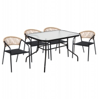 ΣΕΤ ΤΡΑΠΕΖΑΡΙΑΣ 5ΤΜΧ ADAM HM10859.03 ΚΑΡΕΚΛΕΣ ΜΕΤΑΛΛΙΚΕΣ & ΤΡΑΠΕΖΙ 120x70εκ ΜΑΥΡΟ ΣΕΤ ΤΡΑΠΕΖΑΡΙΑΣ 5ΤΜΧ ADAM HM10859.03 ΚΑΡΕΚΛΕΣ ΜΕΤΑΛΛΙΚΕΣ & ΤΡΑΠΕΖΙ 120x70εκ ΜΑΥΡΟ
