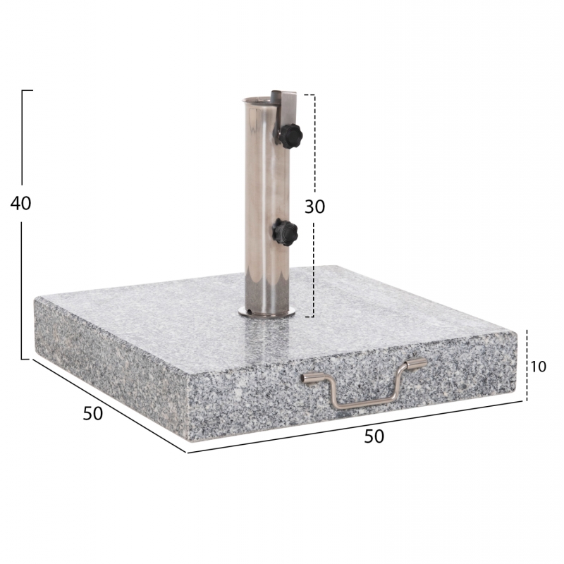 ΒΑΣΗ ΟΜΠΡΕΛΑΣ ΓΡΑΝΙΤΗ 60KG ΜΕ ΧΕΡΟΥΛΙ & ΡΟΔΕΣ HM6565--ΣΩΛΗΝΑΣ ΔΙΑΜΕΤΡΟΥ Φ58 ΒΑΣΗ ΟΜΠΡΕΛΑΣ ΓΡΑΝΙΤΗ 60KG ΜΕ ΧΕΡΟΥΛΙ & ΡΟΔΕΣ HM6565--ΣΩΛΗΝΑΣ ΔΙΑΜΕΤΡΟΥ Φ58