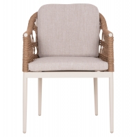 ΠΟΛΥΘΡΟΝΑ BOXER HM6556.02 ΑΛΟΥΜΙΝΙΟ & OLEFIN ΜΠΕΖ-TWIST WICKER 58x60x80Yεκ
