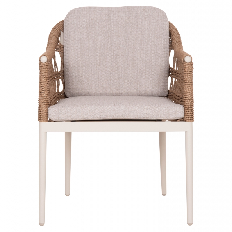 ΠΟΛΥΘΡΟΝΑ BOXER HM6556.02 ΑΛΟΥΜΙΝΙΟ & OLEFIN ΜΠΕΖ-TWIST WICKER 58x60x80Yεκ