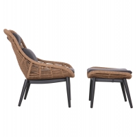 ΠΟΛΥΘΡΟΝΑ LOUNGE ΜΕ ΥΠΟΠΟΔΙΟ REMVAZZO HM6561.01 ΑΛΟΥΜΙΝΙΟ ΓΚΡΙ--WICKER 90x85x96Υεκ ΠΟΛΥΘΡΟΝΑ LOUNGE ΜΕ ΥΠΟΠΟΔΙΟ REMVAZZO HM6561.01 ΑΛΟΥΜΙΝΙΟ ΓΚΡΙ--WICKER 90x85x96Υεκ
