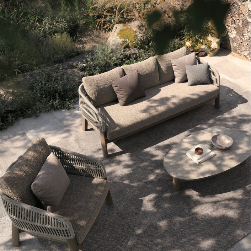 ΣΕΤ ΣΑΛΟΝΙ 4ΤΜΧ MAHAL HM6424.02 ΚΡΕΜ ΑΛΟΥΜΙΝΙΟ--ΜΠΕΖ OLEFIN & ΣΧΟΙΝΙ STRAP ΣΕΤ ΣΑΛΟΝΙ 4ΤΜΧ MAHAL HM6424.02 ΚΡΕΜ ΑΛΟΥΜΙΝΙΟ--ΜΠΕΖ OLEFIN & ΣΧΟΙΝΙ STRAP