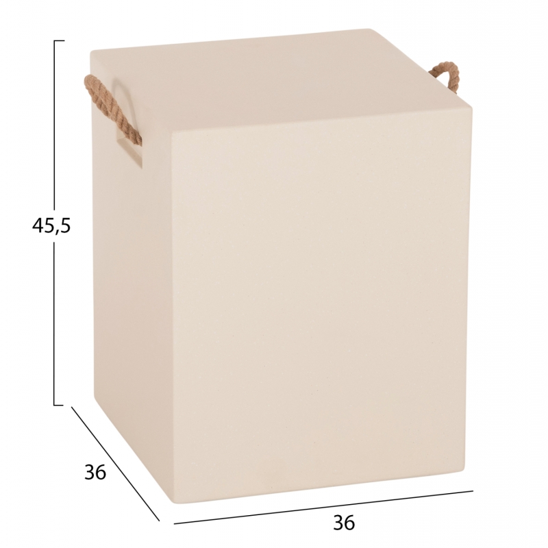 ΣΚΑΜΠΟ ΤΕΤΡΑΓΩΝΟ FIBER CEMENT ΜΕ ΧΕΡΟΥΛΙΑ ZAK HM6581.02 ΣΕ ΜΠΕΖ 36x36x45,5Υεκ ΣΚΑΜΠΟ ΤΕΤΡΑΓΩΝΟ FIBER CEMENT ΜΕ ΧΕΡΟΥΛΙΑ ZAK HM6581.02 ΣΕ ΜΠΕΖ 36x36x45,5Υεκ