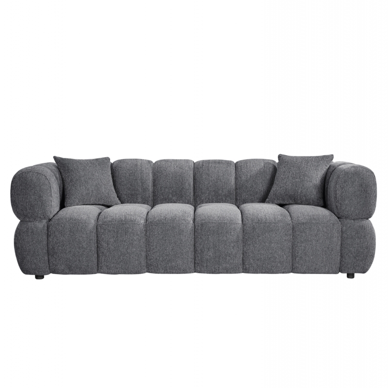ΚΑΝΑΠΕΣ 3-ΘΕΣΙΟΣ NORIKA HM3331.01 ΓΚΡΙ ΥΦΑΣΜΑ 220x88x85Υεκ. ΚΑΝΑΠΕΣ 3-ΘΕΣΙΟΣ NORIKA HM3331.01 ΓΚΡΙ ΥΦΑΣΜΑ 220x88x85Υεκ.