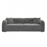 ΚΑΝΑΠΕΣ 3-ΘΕΣΙΟΣ JUNOA HM3333.01 ΓΚΡΙ ΥΦΑΣΜΑ 228x89x74Υεκ