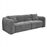 ΚΑΝΑΠΕΣ 3-ΘΕΣΙΟΣ JUNOA HM3333.01 ΓΚΡΙ ΥΦΑΣΜΑ 228x89x74Υεκ