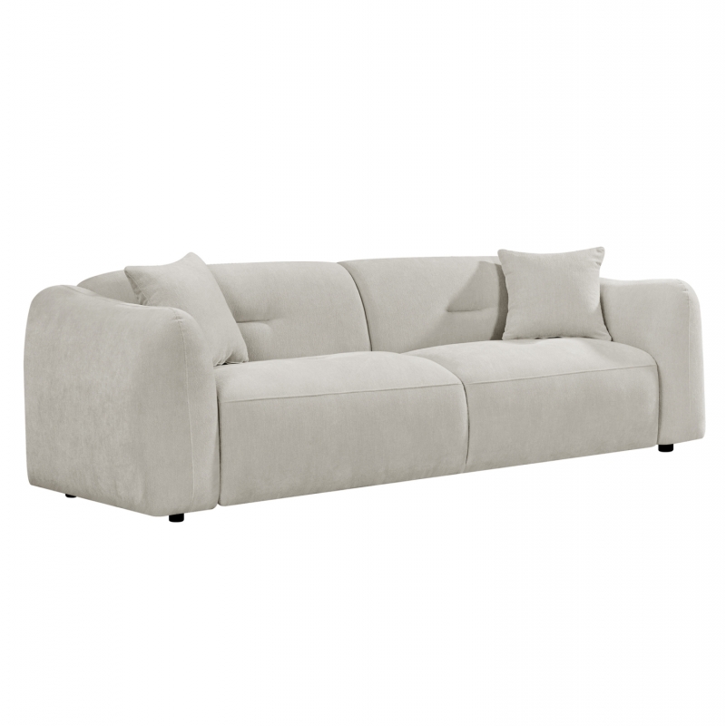 ΚΑΝΑΠΕΣ 3-ΘΕΣΙΟΣ JUNOA HM3333.02 ΕΚΡΟΥ ΥΦΑΣΜΑ 228x89x74Υεκ ΚΑΝΑΠΕΣ 3-ΘΕΣΙΟΣ JUNOA HM3333.02 ΕΚΡΟΥ ΥΦΑΣΜΑ 228x89x74Υεκ