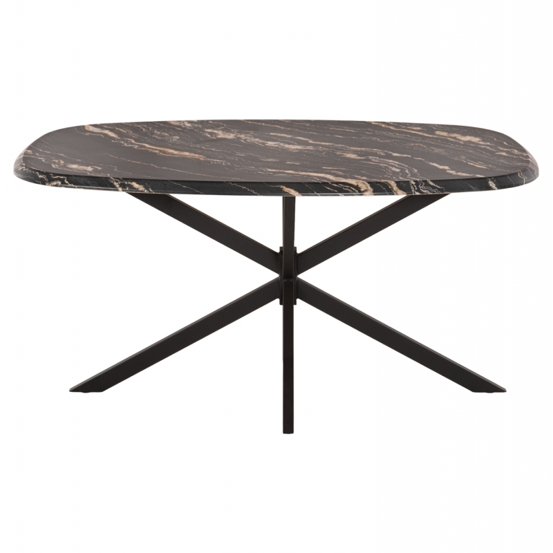 ΤΡΑΠΕΖΙ ΟΒΑΛ RODDEN HM11903.02 ΜΕ WERZALIT BLACK/GOLD MARBLE-ΜΑΥΡΗ ΒΑΣΗ 146x94x75Υεκ ΤΡΑΠΕΖΙ ΟΒΑΛ RODDEN HM11903.02 ΜΕ WERZALIT BLACK/GOLD MARBLE-ΜΑΥΡΗ ΒΑΣΗ 146x94x75Υεκ