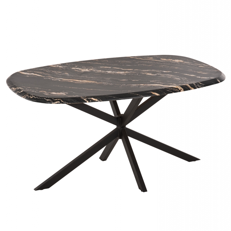 ΤΡΑΠΕΖΙ ΟΒΑΛ RODDEN HM11903.02 ΜΕ WERZALIT BLACK/GOLD MARBLE-ΜΑΥΡΗ ΒΑΣΗ 146x94x75Υεκ ΤΡΑΠΕΖΙ ΟΒΑΛ RODDEN HM11903.02 ΜΕ WERZALIT BLACK/GOLD MARBLE-ΜΑΥΡΗ ΒΑΣΗ 146x94x75Υεκ