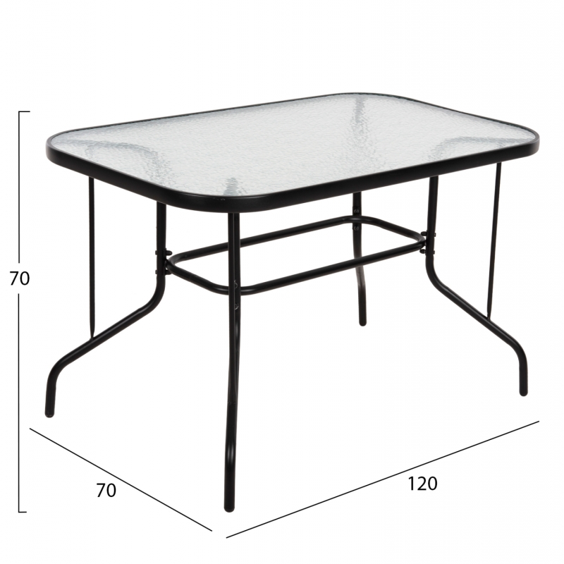 ΣΕΤ ΤΡΑΠΕΖΑΡΙΑΣ 5ΤΜΧ ADAM HM10896.03 ΤΡΑΠΕΖΙ 120x70εκ & 4 ΠΟΛΥΘΡΟΝΕΣ--ΜΑΥΡΟ ΣΕΤ ΤΡΑΠΕΖΑΡΙΑΣ 5ΤΜΧ ADAM HM10896.03 ΤΡΑΠΕΖΙ 120x70εκ & 4 ΠΟΛΥΘΡΟΝΕΣ--ΜΑΥΡΟ